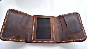 Luxury Business Leather Trifold <b>Wallet</b> <b>Men</b> RFID Blocking Custom Gift Box Real Leather <b>Card</b> Holder Wholesale NTW-0054 - Product Image 5