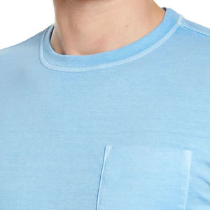 T-shirt en coton à manches longues pour homme, col rond, respirant, décontracté, à porter au quotidien, tendance streetwear - Product Image 4