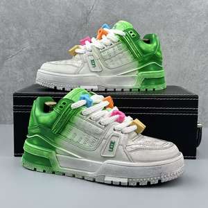 Chaussures de course professionnelles de luxe en cuir véritable, résistantes à l'usure, avec amorti et soutien respirant pour l'entraînement de marathon - Product Image 1