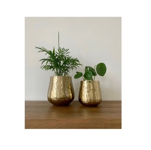 Jardinière en métal design pour décoration d'intérieur de luxe avec motif artistique unique et finition haut de gamme - Product Image 3