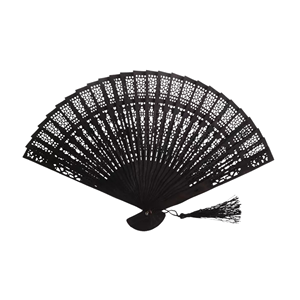 Abanico de bambú, accesorio tradicional hecho a mano para la decoración de la festividad del Año Nuevo Lunar asiático de Vietnam. - Product Image 1