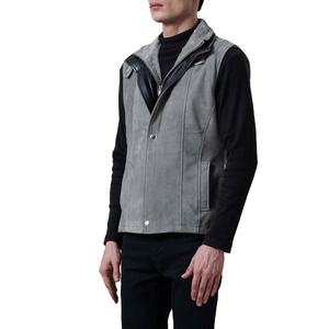 Vêtement d'extérieur haut de gamme, vêtement élégant, best-seller, gilet en cuir de qualité supérieure, chaud, chauffant et coupe-vent, véritable veste en cuir pour homme - Product Image 4