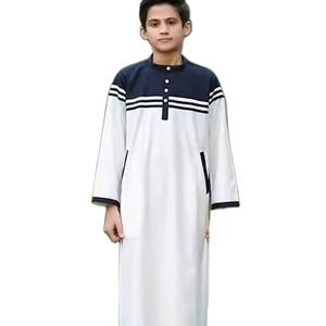 Best Selling 2025 Plain Casual Wear Boys Clothing New Wholesale Customized Modest Dress <b>For</b> Boys Adult Size <b>Thobes</b> - Product Image 1