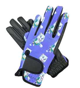 Gants d'équitation en cuir respirants à doigts entiers extensibles personnalisés pour l'hiver, avec logo personnalisé pour les équipements équestres - Product Image 2