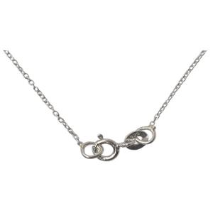 Cadena de eslabones finos de plata de ley de 40 cm, cadenas de plata de ley 925 para hombres, mujeres y niños. - Product Image 1