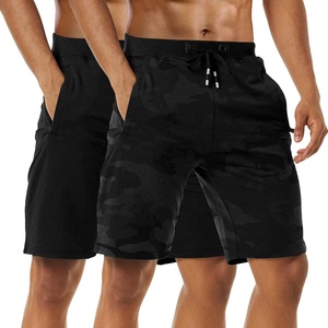 Shorts de sport personnalisés pour musculation avec logo, poches pour téléphone, serviette, polyester, séchage rapide - Product Image 1