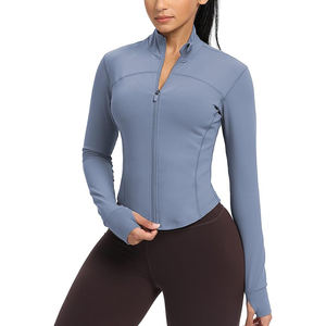 Cárdigan de Yoga Largo con Frente Abierto para Mujer, Manga Larga, Corte Holgado, Transpirable, Nailon y Elastano, Ligero - Product Image 1