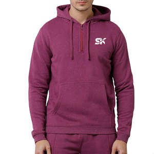 Nouveaux sweats à capuche tendance pour hommes, taille personnalisée, coton, style décontracté, prix bas, sweats à capuche unis à fermeture éclair intégrale pour hommes, en vente en ligne - Product Image 1