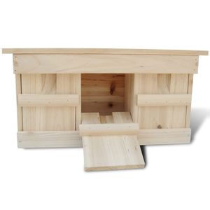 Set di 2 pezzi di 17.3 "x6.1" x8.5 \ "case di passeri in legno per il birdwatching in giardino - Product Image 3