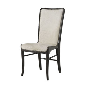 Silla de Comedor Clásica y Duradera, Patas de Madera de Caoba, Tapicería de Tela, Espuma de Alta Densidad para Muebles del Hogar, Asientos para Hoteles y Restaurantes - Product Image 1