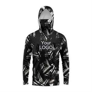 Sudadera con Capucha de Pesca para Hombre, Tallas Grandes, de Alto Rendimiento, Secado Rápido, Transpirable, UPF 50, para Viajes de Pesca, con Logotipo Personalizado - Product Image 4