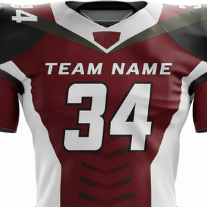 Uniforme de Fútbol Americano Personalizado 2026 |   Camiseta Deportiva de Manga Corta con Logotipo Personalizado, Diseño Impreso a Color |   Transpirable de Secado Rápido - Product Image 5
