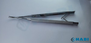 Castroviejo Micro Aguja Portaagujas Punta Recta TC Castroviejo Fuente de Alimentación Manual Instrumentos Quirúrgicos Blade Breaker and Holder - Product Image 2