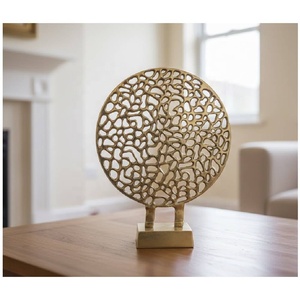 Nueva Escultura de Árbol en Metal Dorado, Decoración para Sala de Estar, Centro de Mesa o Librero - Product Image 3