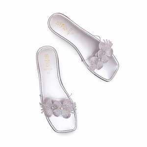 <b>Silver</b> Fancy Sports for <b>Slippers</b> Model FN7778 - Product Image 1