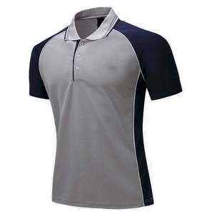 เสื้อโปโลพนักงานชายแบบสลิมฟิตสำหรับฤดูร้อน  ผ้าโพลีเอสเตอร์ 100%  สองสี  พร้อมปักโลโก้ตามสั่ง - Product Image 5