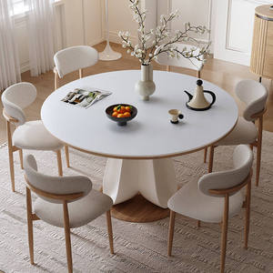 <b>Solid</b> <b>Wood</b> <b>Dining</b> <b>Table</b> Set Modern Design Durable Assembled Complete Furniture 4-Seater Sintered Stone Top Daystar Trade Home - Product Image 2