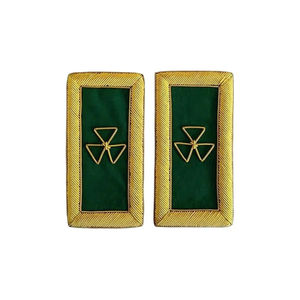 Hombreras de Caballeros Templarios de Alta Calidad, Ecológicas, Estilo Sencillo, Bordado con Hilos Metálicos, Precio Bajo, Servicio OEM - Product Image 4