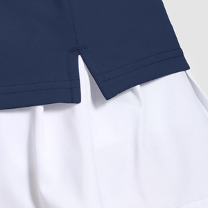 Polo d'été à séchage rapide pour femme, manches courtes, bleu clair, pour le badminton, chemises polo pour homme, vente en gros, prix raisonnable - Product Image 6