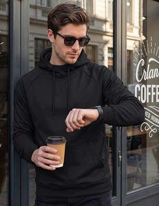 <b>Men</b>’s Luxury Heavyweight Hoodie Custom Printed Cotton Fleece Relaxed Fit Urban Streetwear Pullover Hooded Top - Product Image 2