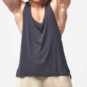 Débardeur pour hommes, chemise de fitness sans manches, gilet de sport respirant, vêtements d'entraînement d'été, vêtements de sport pour la course à pied et l'entraînement, en solde - Product Image 3