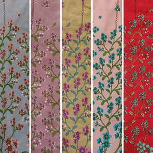 Robe courte à manches courtes à col rond à volants et taille élastique à motif floral d'été par Chrysanta - Product Image 6