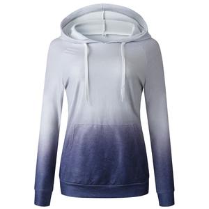 Wholesale OEM <b>Sublimated</b> <b>Hoodies</b> Pullover Custom Printing Logo 100% Polyester <b>Hoodies</b> for Women With Pocket - Product Image 6