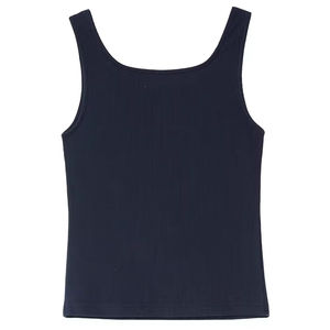 Camiseta sin mangas personalizada para mujer 2026, 100% algodón, estilo urbano, de secado rápido, transpirable, corte regular, blanca, sin mangas - Product Image 2