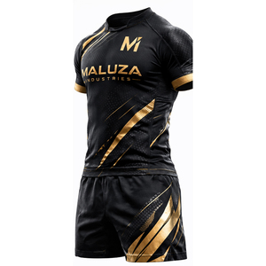 ชุดยูนิฟอร์มรักบี้พิมพ์ลายตามสั่งราคาโรงงาน ชุดเสื้อและกางเกงรักบี้สำหรับมืออาชีพ แห้งเร็ว ป้องกันแบคทีเรีย - Product Image 5