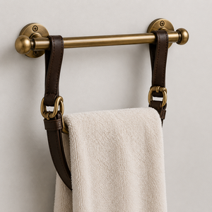 Porte-serviettes mural en laiton Heritage, durable, avec un design équestre moderne et un savoir-faire métallique intemporel - Product Image 5