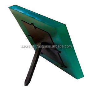 Elegante plata hierro MDF vidrio pared decoración hueso madera inspirado resina marco para interiores del hogar marco de fotos categoría de producto - Product Image 3