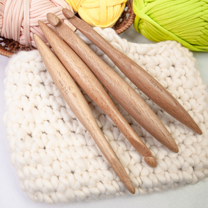 Ganchos de Crochet de Madera Hechos a Medida (Madera de Palisandro, Madera de Haya y Madera de Arce) - Suministros de Tejido Ecológicos - Product Image 4
