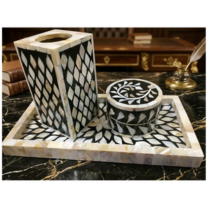 Elegant Resin Bakhoor Burner with Mother of Pearl Inlay Magnetic Lid & Oud Aroma Holder Incense Burner for Religious & Home Use - Product Image 6