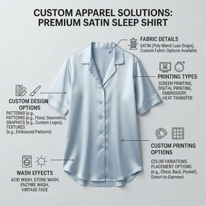 Elegante Camisón Largo de Satén Blanco 100% Seda, Manga Corta, Cuello en V, Talla Grande, Térmico, Suave, Transpirable, Cintura Elástica - Product Image 5