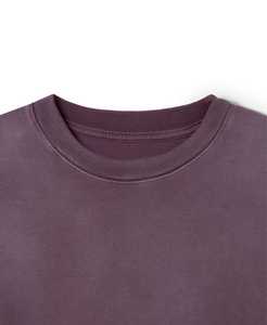 เสื้อยืดแขนสั้นแบบใหม่ ดีไซน์ทันสมัย ผลิตจากผ้าฝ้ายถัก 100% ระบายอากาศได้ดี ซับในสองชั้น  รักษ์โลก  สีซีดแบบซันเฟดด์ - Product Image 5