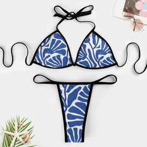 Conjunto de Bikini de Primera Calidad con Diseño Sublimado, Traje de Baño de Dos Piezas Moderno para Mujer, Ideal para Escapadas a la Playa - Product Image 4
