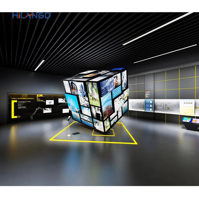 5-Sided Full Color LED Cube Display Magical Advertising Magic Cube LED Display