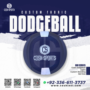 Dodgeball en tissu sur mesure pour enfants et adultes, norme européenne, spécialement pour les matchs de Dodge Ball | Dodgeball par COSH SPORTS - Product Image 2