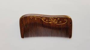Eco-Friendly Neem Wooden Comb <b>for</b> Hair Growth & <b>Men</b>/Women | Handmade Wide Tooth Comb with Kacchi Herb Treatment - Product Image 6