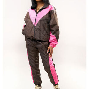 Conjunto de Chaqueta Cortavientos Personalizada Unisex, Sudadera con Bordado de Diseñador, Conjunto de 2 Piezas, Trajes Cortavientos para Mujer, Personalizados - Product Image 2