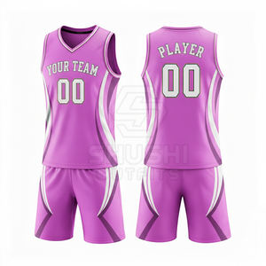 Ensemble de sport d'équipe de haute qualité, neuf, pour adultes, en matériau durable et respirant, très vendu, uniforme de basket-ball - Product Image 5