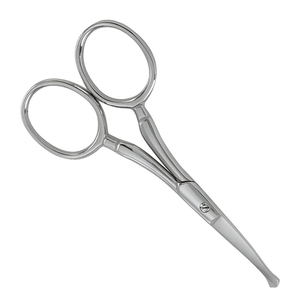 Tijeras Profesionales de Acero Inoxidable para Pelos de la Nariz, con Punta Redondeada de Seguridad, para Recortar el Vello Facial, Barba y Bigote para Hombres - Product Image 4