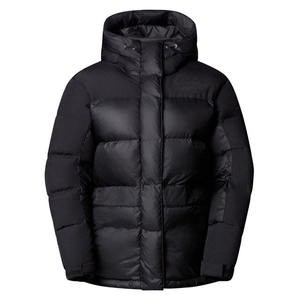 Blouson matelassé noir à capuche pour homme, rembourré de duvet épais, chaud pour l'hiver, design personnalisé, nouvelle tendance, imperméable avec capuche avant en toile - Product Image 1