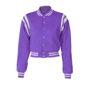 Veste universitaire en molleton unisexe sur mesure OEM, veste bomber de haute qualité jaune moutarde, fournisseur de vestes universitaires pour hommes et femmes - Product Image 5