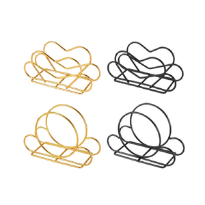 Metal Napkin Holder Iron Rustic Vintage Heart Shape Napkin Holder Tabletop Tissue Dispenser for <b>Kitchen</b> Dining <b>Table</b> Home - Product Image 1