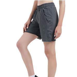 Shorts de sport pour femmes en coton respirant à séchage rapide, taille élastique, poches, entraînement, fitness, athlétisme, décontracté - Product Image 5