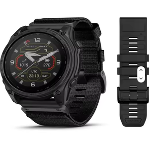 สมาร์ทวอทช์พลังงานแสงอาทิตย์ GPS รุ่นใหม่ล่าสุด - หน้าจอ AMOLED ขนาด 51 มม. รับสายและปฏิทิน - สีดำคาร์บอนเกรย์ DLC ไทเทเนียม - Product Image 2