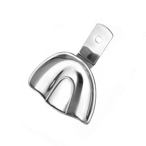 Premium Dental Impression Tray with Edge U1 Solid Upper Size XL Stainless Steel Reusable Autoclavable Perforation Free - Product Image 4