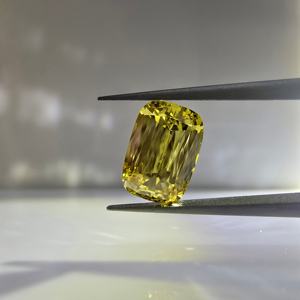 2ct VS1 Fancy Yellow <b>Rectangular</b> <b>Cushion</b> Mixed Cut IGI Certified Lab Grown Loose Diamond - Product Image 2