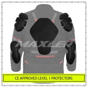 เสื้อแจ็คเก็ตมอเตอร์ไซค์สำหรับผู้ชาย ผ้าทอ ทนลม กันน้ำ ได้มาตรฐาน CE ผู้ผลิต OEM โรงงาน - Product Image 3